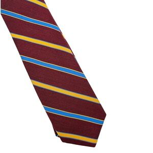 Robert Talbott Best of Class Wool Silk Garnet Gold Blue Tie
